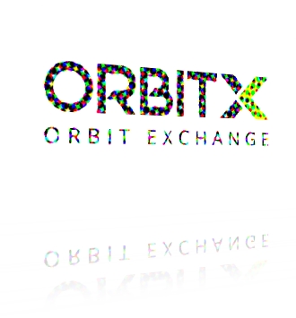 Logo de Orbit Exchange a specchio
