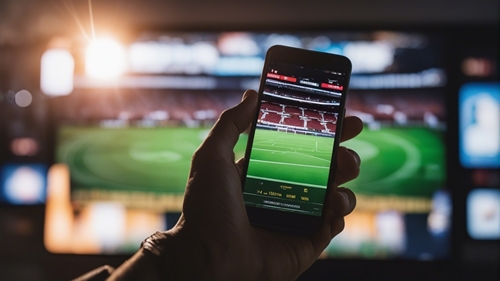 Un esempio di sito betdaq mirror su un telefono cellulare